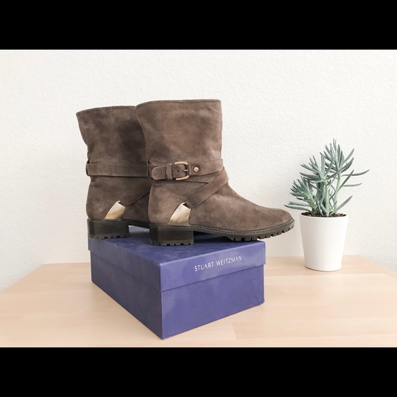 Stuart Weitzman Ranch Dressing Boots - Seal Velour - Picture 4 of 7